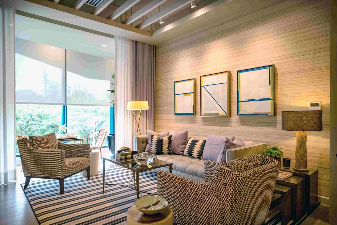 Proscenium at Rockwell TPR 2 Bedroom Living Room